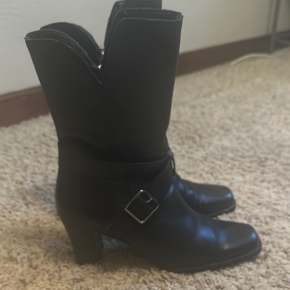 Harley Davidson Women's Black Heeled Boots